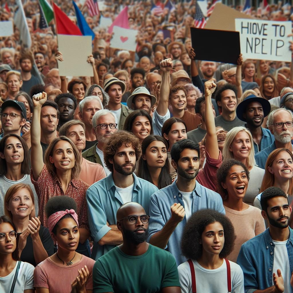 Energized Voters Rallying Together