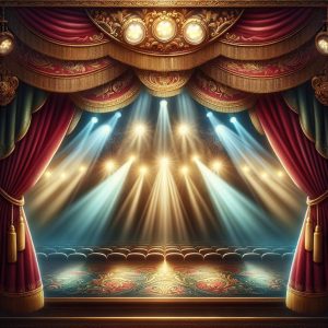 Theatre Lights and Curtains