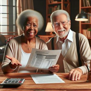 Seniors Tax Relief Concept