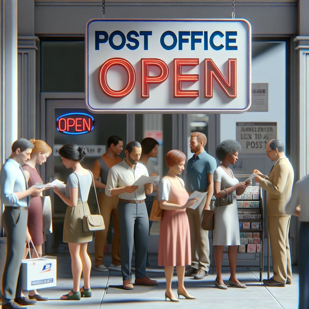 Post Office Open Sign