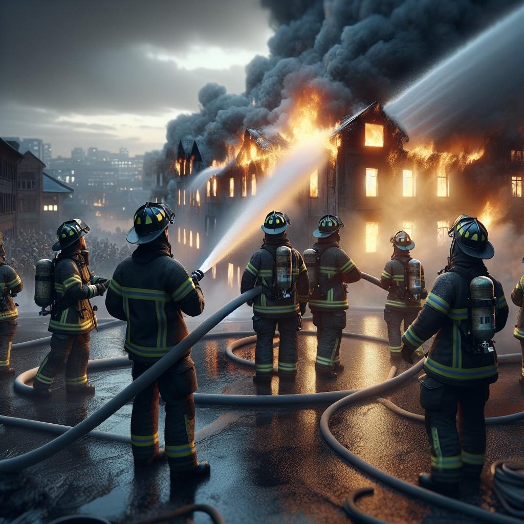 Firefighters in Action