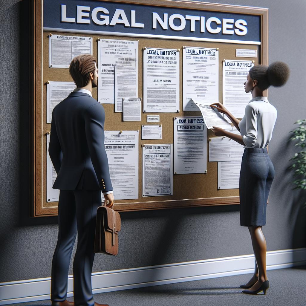 Legal Notices Bulletin Board