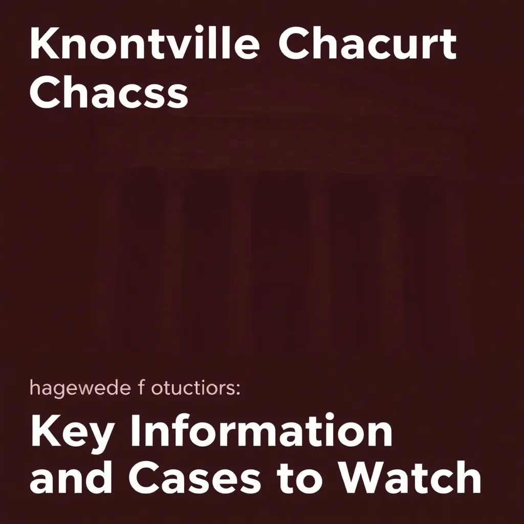 Knoxville Chancery Court Issues Non-Resident Notices: Key Information and Cases to Watch