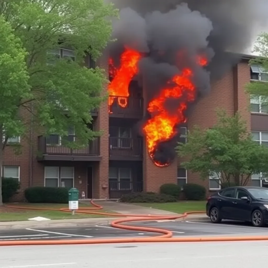 Fire Breaks Out in Knoxville Apartment Building, No Injuries Reported