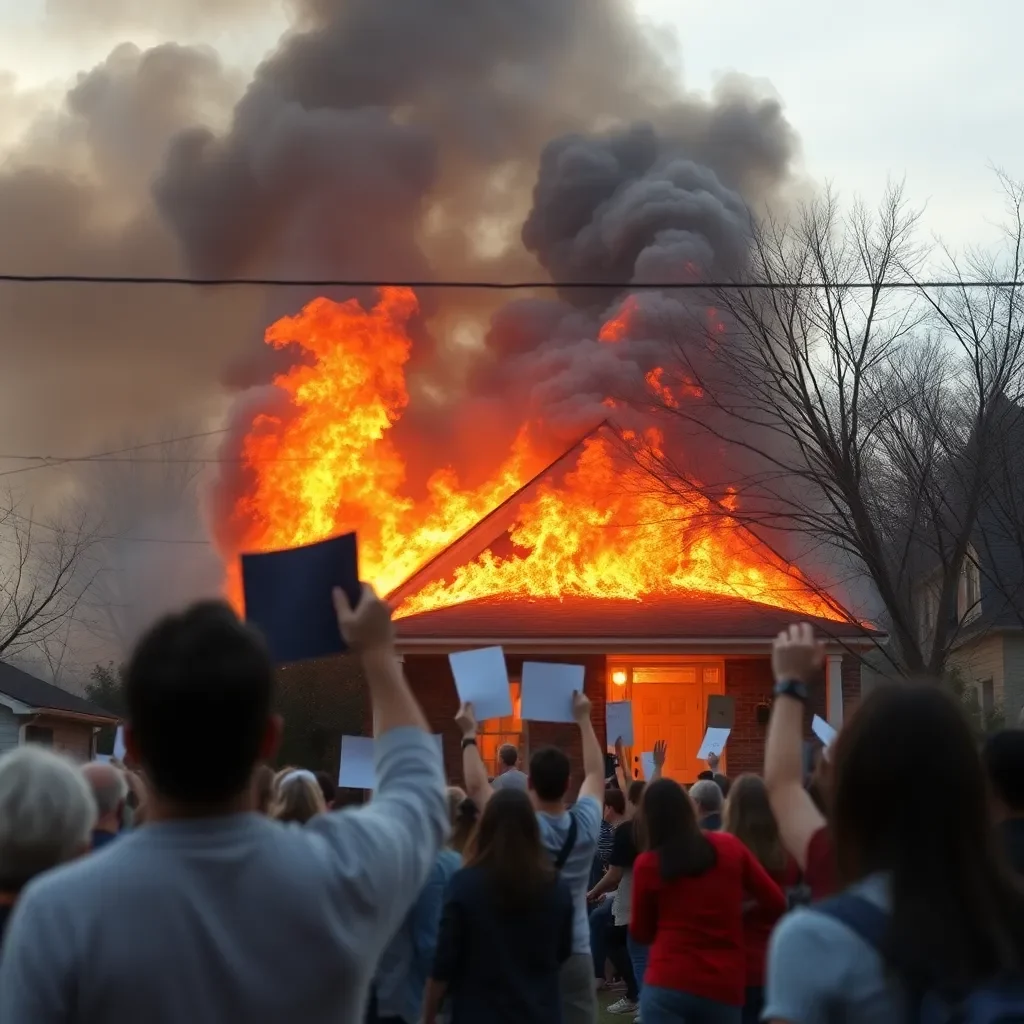 Fire Engulfs East Knoxville Home, Community Rallies for Support