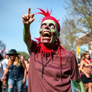 Knoxville Zombie Walk Unites Community with Spooky Fun and Charitable Spirit