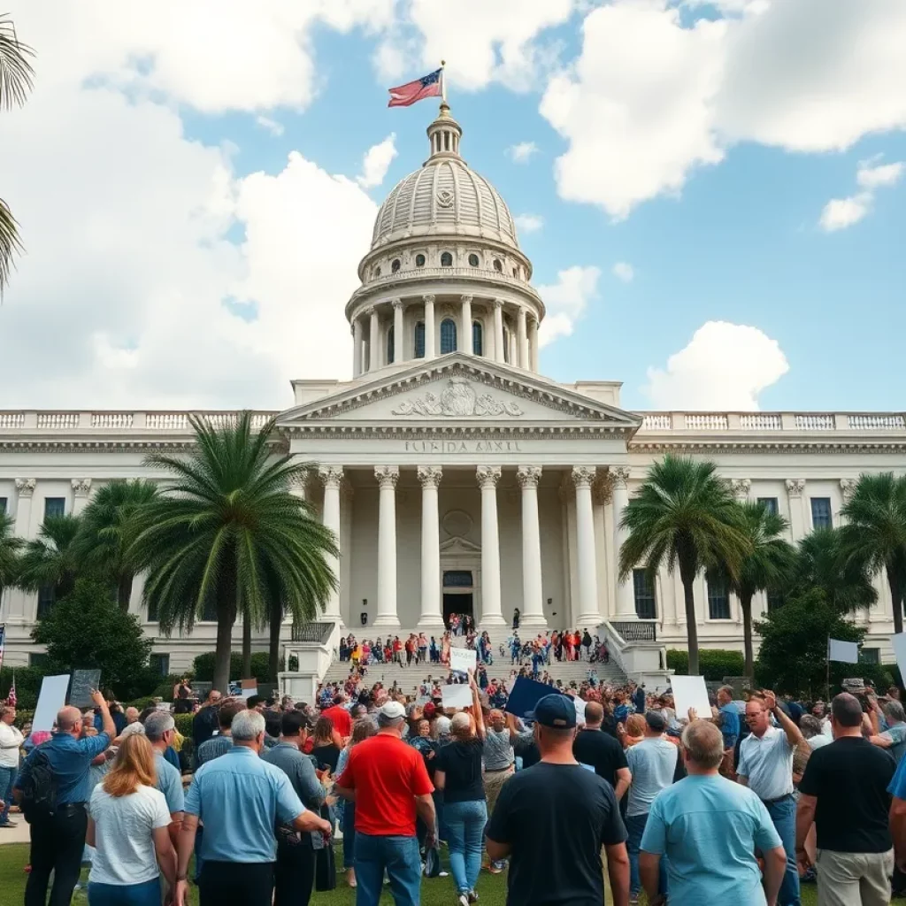 Florida Capitol building representing legislative challenges.