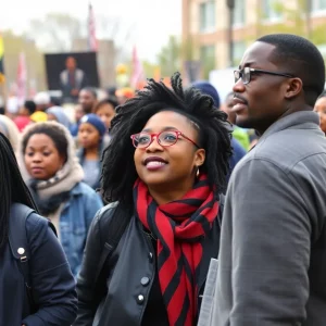 Community members celebrating King Week in Knoxville