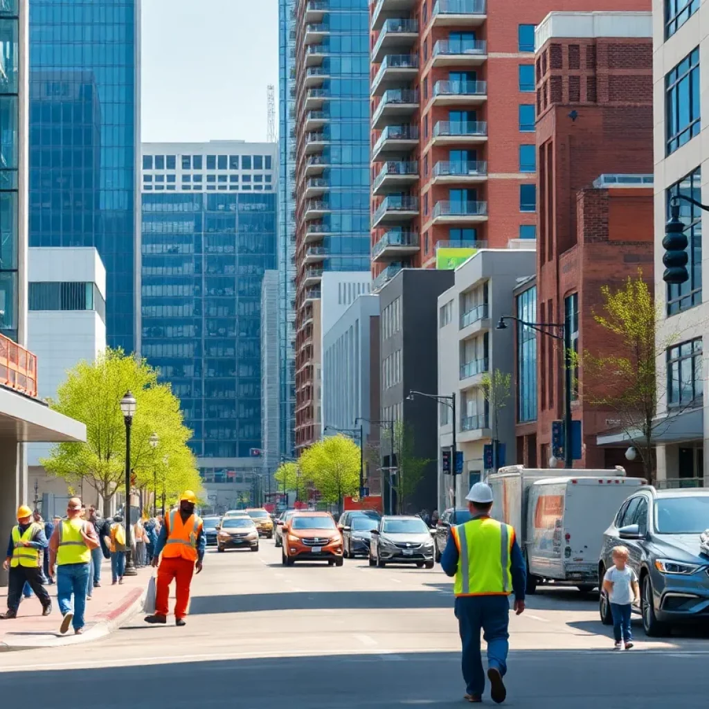 Construction and development in Knoxville streets